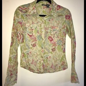 MAGAZINE / FLORAL BLOUSE / SIZE M